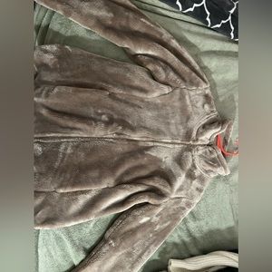 Brown fuzzy sweater